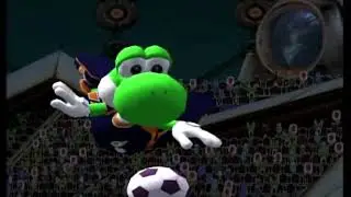 Super Mario Strikers - Yoshi VS Donkey Kong at The Underground