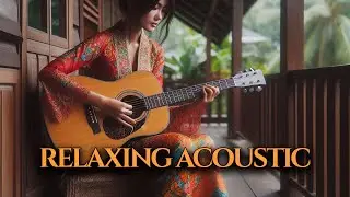 Serene Calming Music for Relaxation in Scenic Rice Fields (1 Hour)