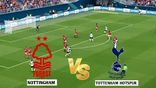 🔴 NOTTINGHAM VS TOTTENHAM  I English Premier League 2024/25 I PES Game Simulation
