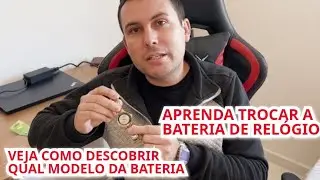 Como Trocar bateria de relógio Feminino/Masculino