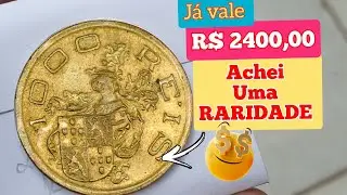 56 MIL; Moeda 1000 R&eacute;is ano 1932 VICENTINA, muito rara ,valores atualizados de cat&aacute;logo.