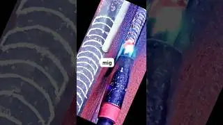MIG welding skill /weaving technique! #shorts #ytshorts @WeldingNDTInspection