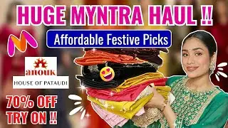*Huge* Myntra festive Kurta Set Haul *Affordable Picks* Anarkali, Sharara set, Pakistani kurta set 