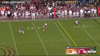 Justyn Ross 74 yard touchdown catch Clemson vs Alabama