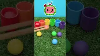 Matching Rainbow Colors Challenge with JJ! 🌈 #cocomelon #games #gameshorts #learning #education