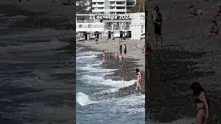 #Lazarevskoe #Sochi #best #beach #Black #Sea #paradise #vacation #summer #holidays #today #2024