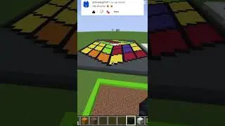 Pt6 Making a falling fox pixel art in Minecraft🦊#minecraft #pixelart #fox #shorts