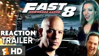 FAST 8 The Fate of the Furious Trailer Teaser (2017 )Vin Diesel reaction reactions