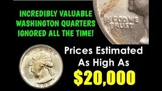 THE BEST Washington Quarter Variety Collectors Forget To Look For! - $20,000+ Value!