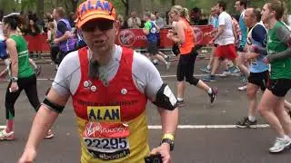 Dunmow Broadcast: Alan Stratton completing the London Marathon in 2015