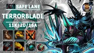 Terrorblade Safe Lane Carry | 7.30e | Fast Farming, Dominate the Game | Dota 2 Immortal Gameplay