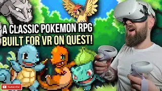 New Quest 2 POKEMON VR game is a NOSTALGIA OVERLOAD! // Quest 2 Gameplay