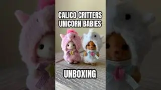 Unicorn Babies Unboxing!! Calico Critters #calicocritters #sylvanianfamilies #unboxing #collector