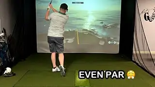 Pebble Beach on my home sim | Even Par Round