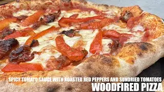 Sundried Tomato & Roasted Red Pepper Pizza with Spicy Tomato Sauce &ndash; Bold Mediterranean Flavour