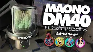 Maono DM40 AI Gaming Mic - Cool voice changer!