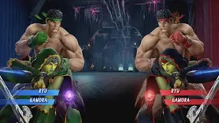 RYU and Gamora vs RYU and Gamora - MARVEL VS. CAPCOM: INFINITE