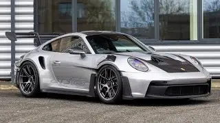 2023 Porsche 911 (992) GT3 RS Weissach - GT Silver Metallic - Walkaround (4K)