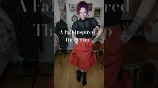 A Fall Whimsigoth Skirt Thrift Flip. I am in love with this Skirt!!