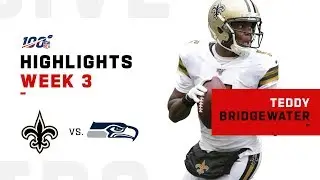 Teddy Bridgewater Week 3 Highlights vs. Seahawks | NFL 2019