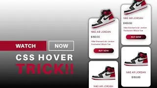 Animated Product Card Hover Effect | HTML & CSS