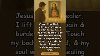 🙏💜 Prayer to Jesus the Divine Physician 💜🙏 #christianshorts #healingprayer #prayerforhealing