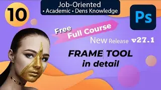 Photoshop Frame Tool Tutorial in Hindi | Smart Image Replace Workflow for Designers