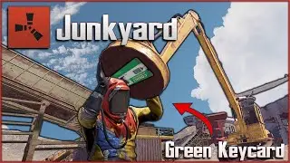 Junkyard Monument Guide | Rust Tutorial | Green Keycard