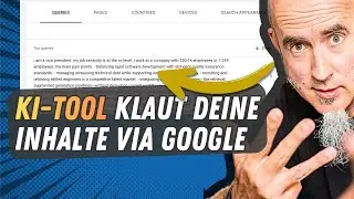 KI-Tools klauen deine Daten &ndash; und du merkst es nicht [Google Search Console]