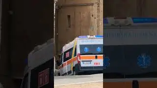 Ambulance in Siena, Italy