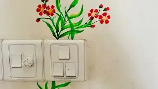 room decor idea 🥰/ switch board decoration/ fema&rsquo;s activities