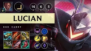 Lucian ADC vs Samira: Unstoppable - EUW Master Patch 14.19