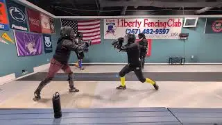 Bucks Historical Longsword Practice: Jeff Will vs Vincent Liu 