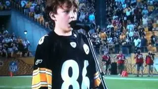 The Dark Knight Rises Exclusive National Anthem At Heinz Field Stadium