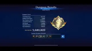 Final Fantasy 7 Ever Crisis: Dungeon Ranking Sunsin Cave Score 5.680K