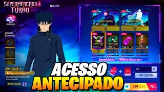 ACESSO SUPERMERCADO TURBO, NOVO EVENTO DE DESCONTO, PEGANDO A NOVA ANIMA&Ccedil;&Atilde;O, NOVIDADES FREE FIRE
