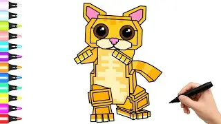 Como Dibujar a Ay Mi Gatito -  Steal a Brainrot ROBLOX