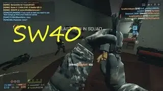Battlefield 4 Gun Gameplay: SW40 Hand Power Cannon!!