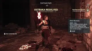 180 AC Odyssey Find and Resolve the Grave Discovery Ainigmata Ostraka