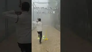 when weather can't stop you . #bowling #cricket #leftarmspinner #leftarm #bcci #punjabkings