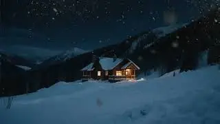 Snowstorm wind sounds  Relaxing Sounds for Calm  & Brown Noise 8 hours