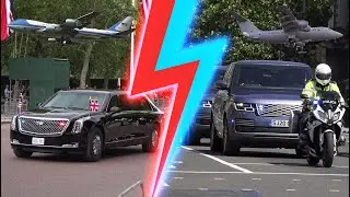 United States President | British Prime Minister - Motorcades & Aircraft