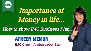 Importance of money in life - IMC New Business Plan - #IMC Hindi