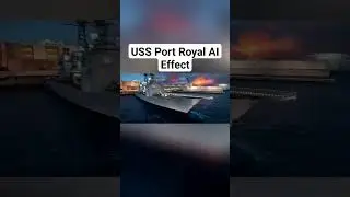 AI Effect On USS Port Royal #shorts #modernwarships