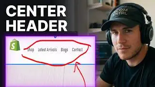 How to Center Header in Shopify (2026) | Theme Editor
