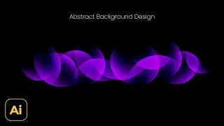 Simple Abstract Background Using Gradient in Adobe Illustrator