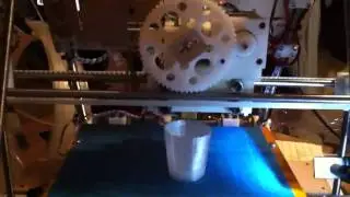 Reprap first print