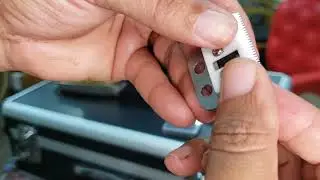 😱kemei 73 ou 72-A com lâmina de cerâmica  da detalier