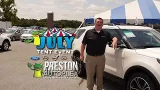 The July Tent Event Continues at the Preston Autoplex of Maryland