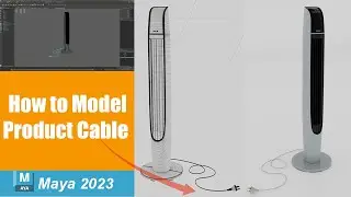 How to Model Product Cables in Maya | Quick Trick